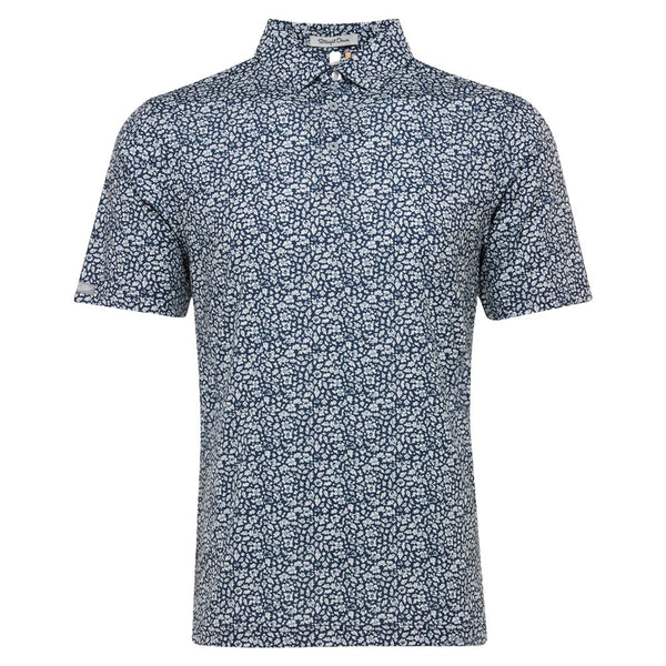 Straight Down Liberty Golf Polo New Indigo - FW24 Men