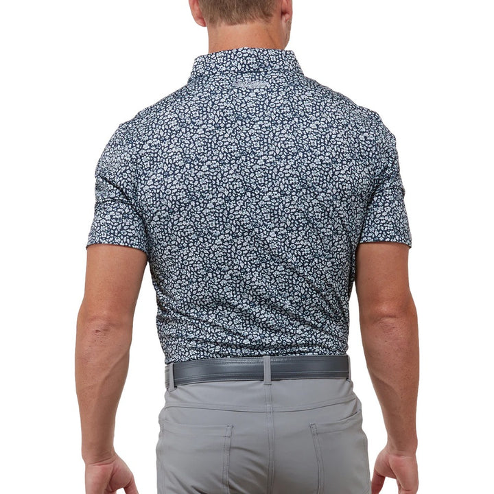 Straight Down Liberty Golf Polo New Indigo - FW24 Men