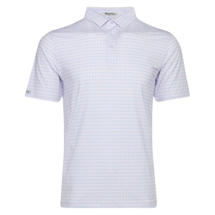 Straight Down Tsunami Golf Polo Lavender - FW24 Men