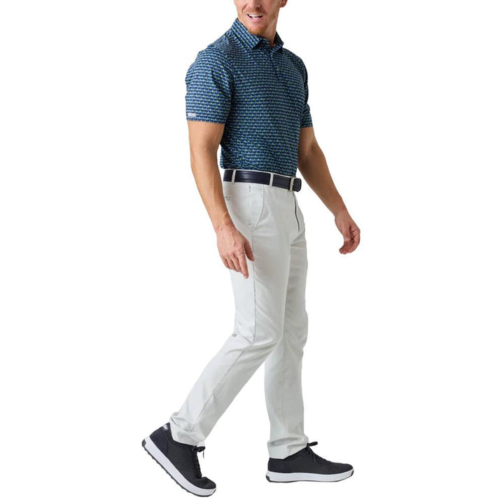 Straight Down Easy Rider Golf Polo Ocean - FW24 Men