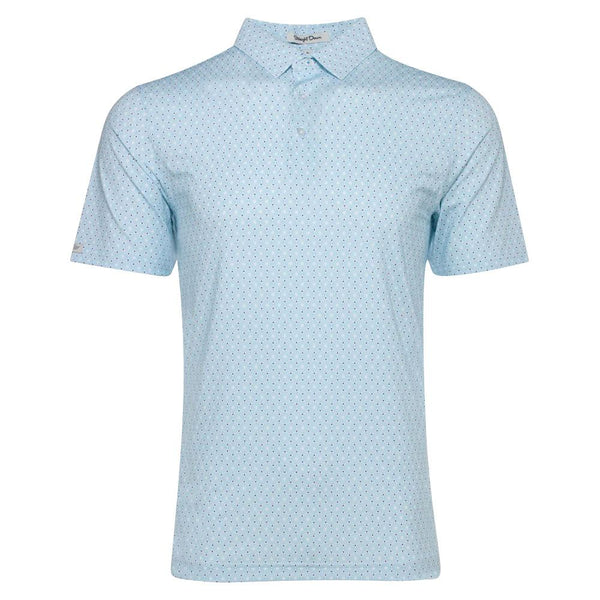 Straight Down Sun Burst Golf Polo Delphinium - FW24 Men