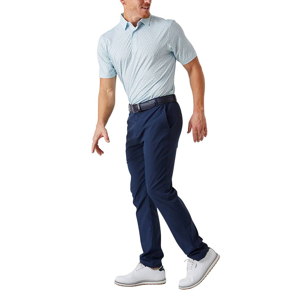 Straight Down Sun Burst Golf Polo Delphinium - FW24 Men