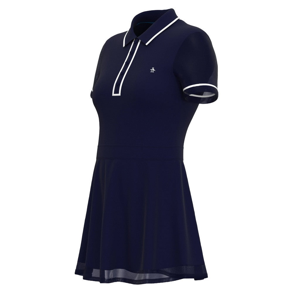 chinese dress ladies Original Penguin Golf Veronica Dress Women's Dress Black Iris : SM