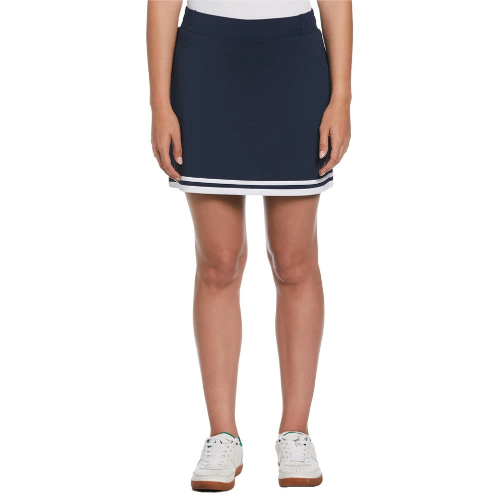 Original Penguin Essential Colour Block 16" Golf Skort Black Iris - SS24 Women