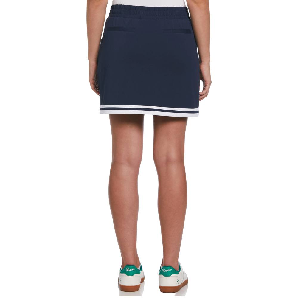 Original Penguin Essential Colour Block 16" Golf Skort Black Iris - SS24 Women