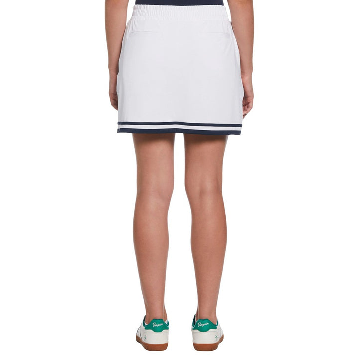 Original Penguin Essential Colour Block 16" Golf Skort Bright White - SS24 Women
