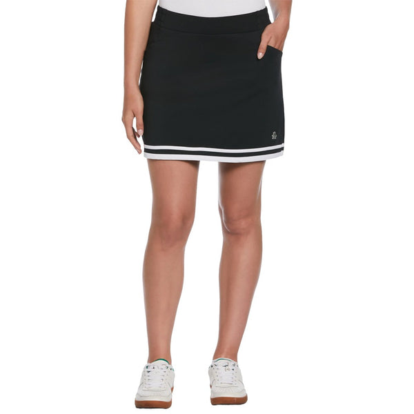 Original Penguin Essential Colour Block 16" Golf Skort Caviar - SS24 Women