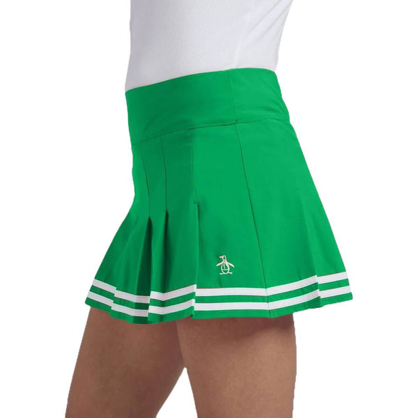 Original Penguin 13" Contrast Hem Pleated Golf Skort Jelly Bean - SS24 Women