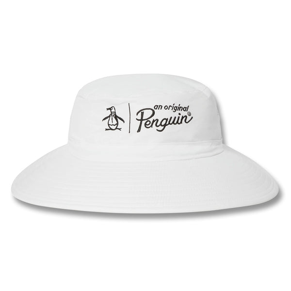 Original Penguin Solar Ventilated Boonie Golf Hat Bright White - SS23 Men