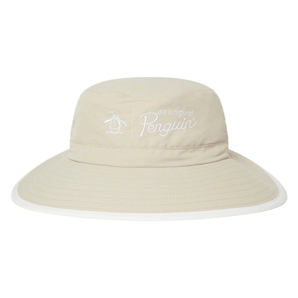 Original Penguin Solar Ventilated Boonie Golf Hat Chinchilla - SS23 Men