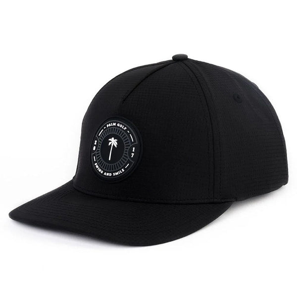 Palm Golf Icon Performance Snapback Golf Cap Black - SS24 Men