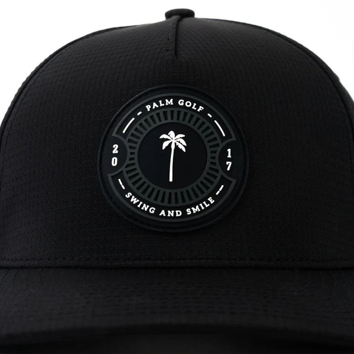Palm Golf Icon Performance Snapback Golf Cap Black - SS24 Men