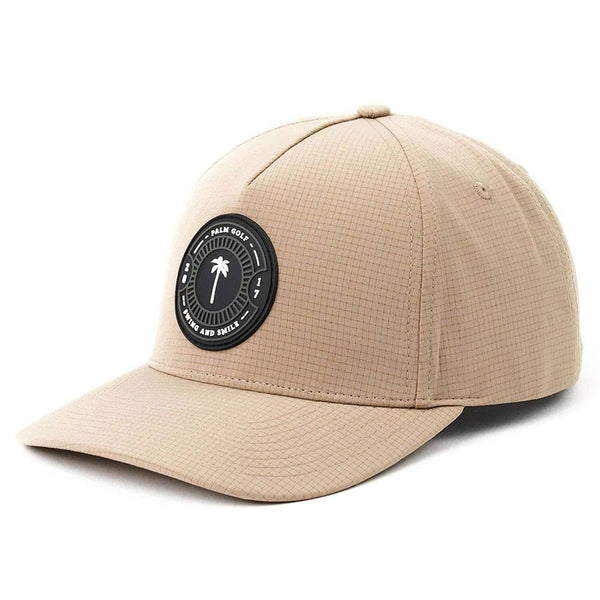 Palm Golf Icon Performance Snapback Golf Cap Khaki - SS24 Men