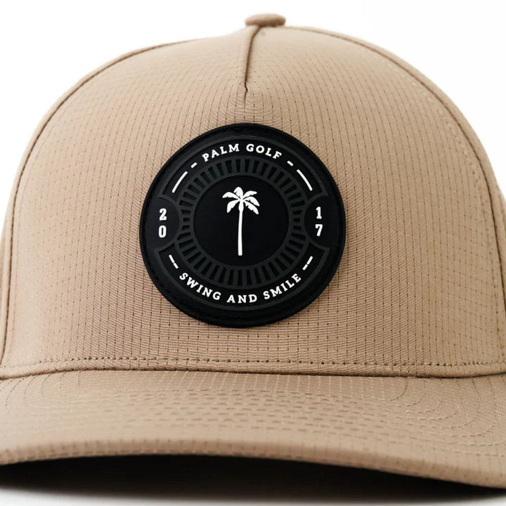 Palm Golf Icon Performance Snapback Golf Cap Khaki - SS24 Men