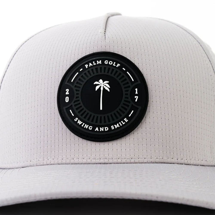 Palm Golf Icon Performance Snapback Golf Cap Light Gray - SS24 Men