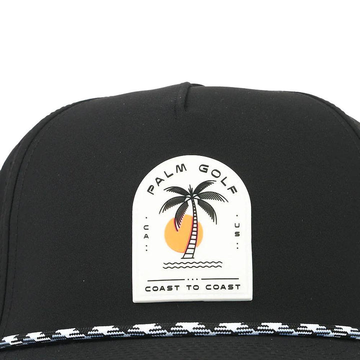 Palm Golf Coast to Coast Snapback Golf Cap Black - SS24 Men