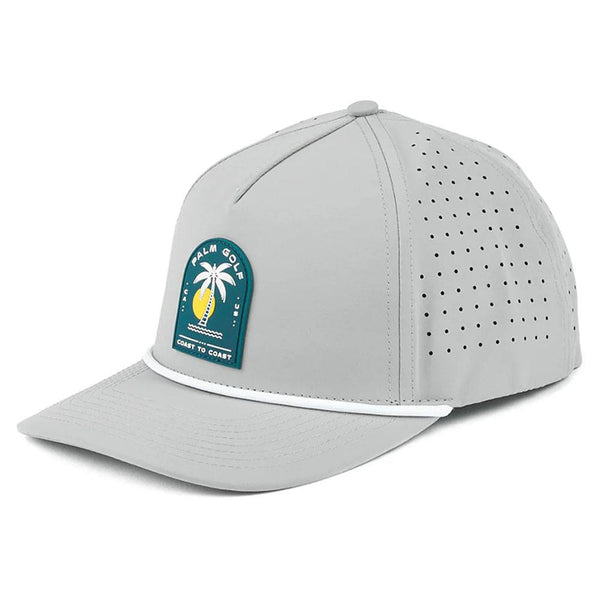 Palm Golf Coast to Coast Snapback Golf Cap Gray - SS24 Men