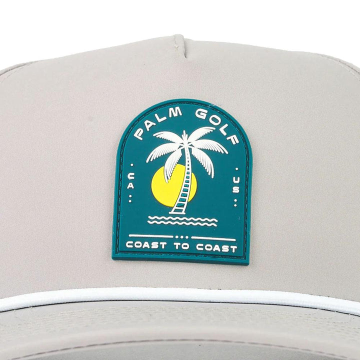 Palm Golf Coast to Coast Snapback Golf Cap Gray - SS24 Men