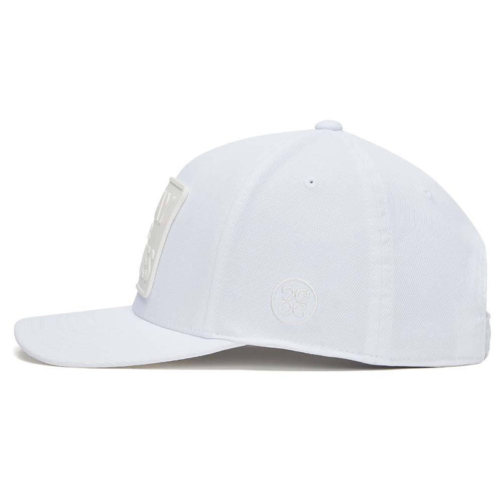 Gfore Monochrome Pray for Birdies Stretch Twill Golf Cap Snow - FA24