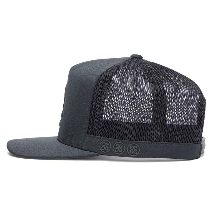 Gfore Monochrome Skull & Tees Interlock Knit Golf Cap Charcoal - FA24