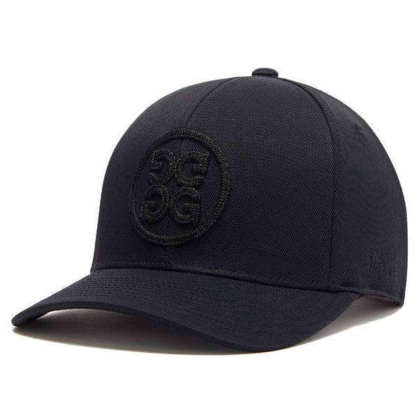 Gfore Circle G's Stretch Twill Snapback Golf Cap Onyx - FA24