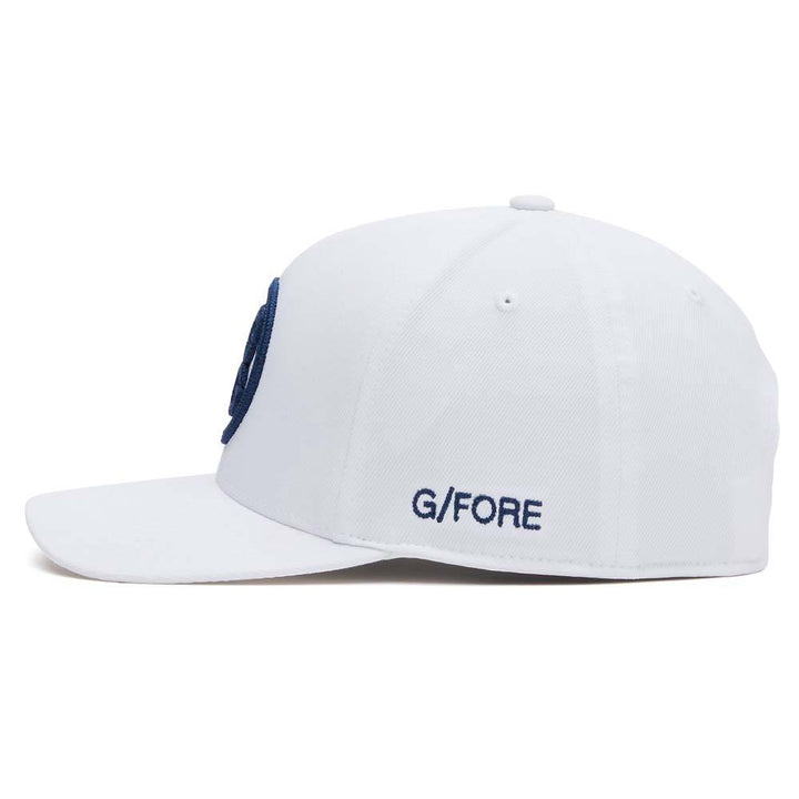 Gfore Circle G's Stretch Twill Snapback Golf Cap Snow - FA24