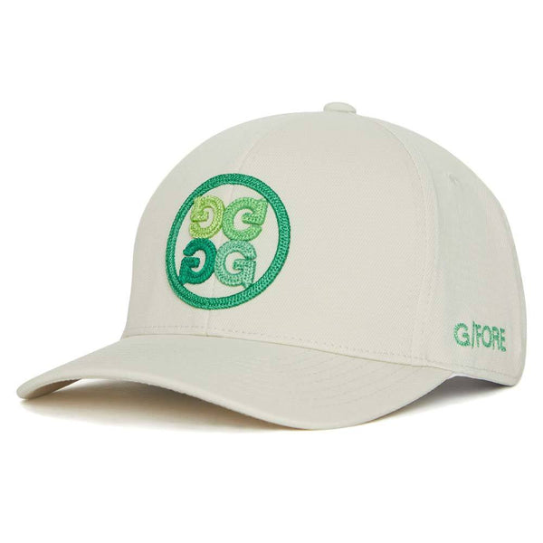 Gfore Circle G's Stretch Twill Snapback Golf Cap Stone - FA24