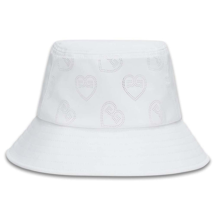 Gfore Pray For Birdies Perforated Featherweight Tech Golf Bucket Hat Snow - FA24 Women