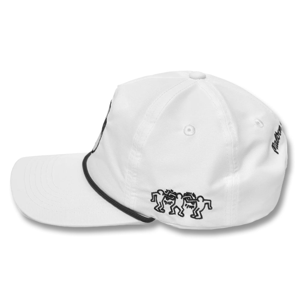 Malbon x Keith Haring Nylon Rope Golf Cap White
