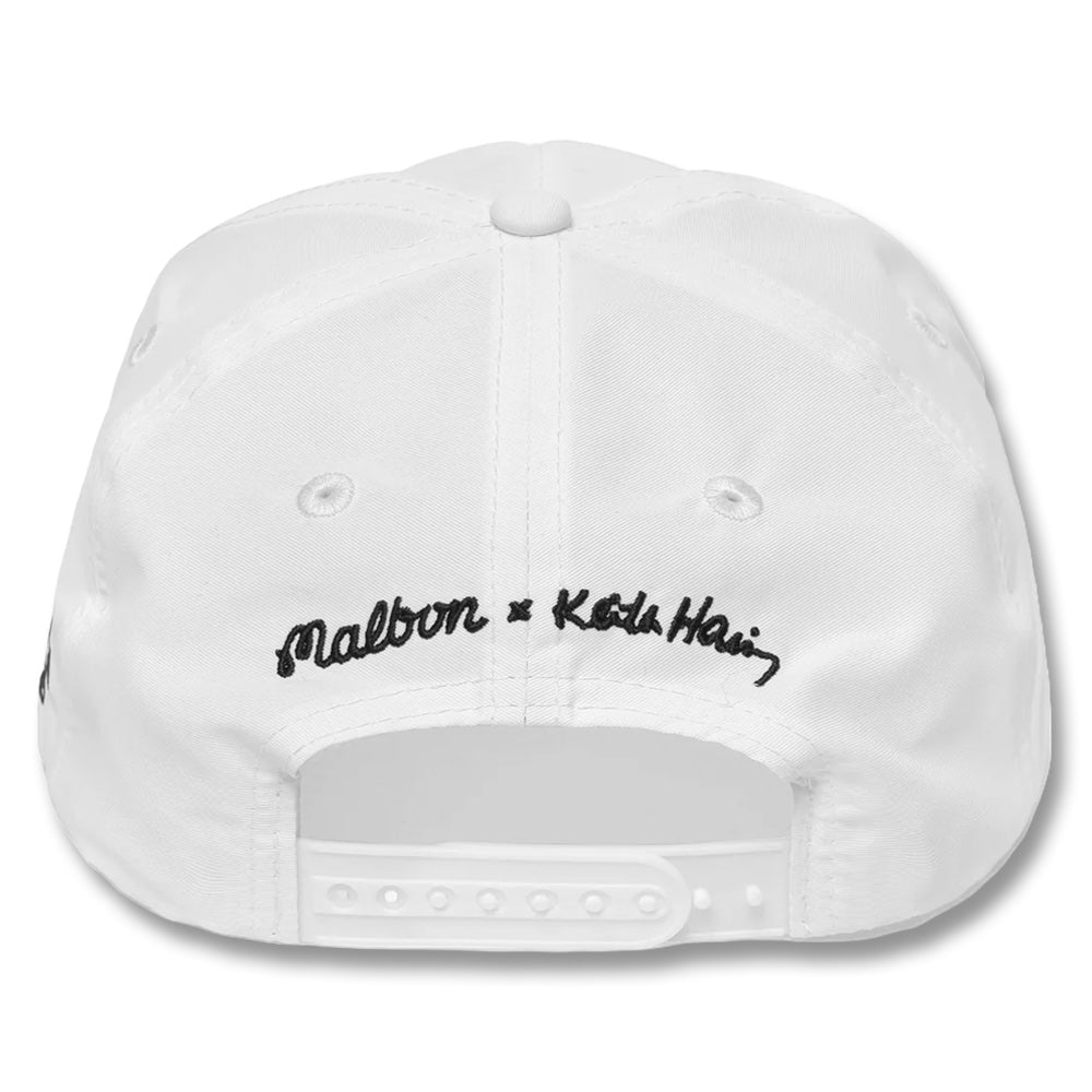 Malbon x Keith Haring Nylon Rope Golf Cap White