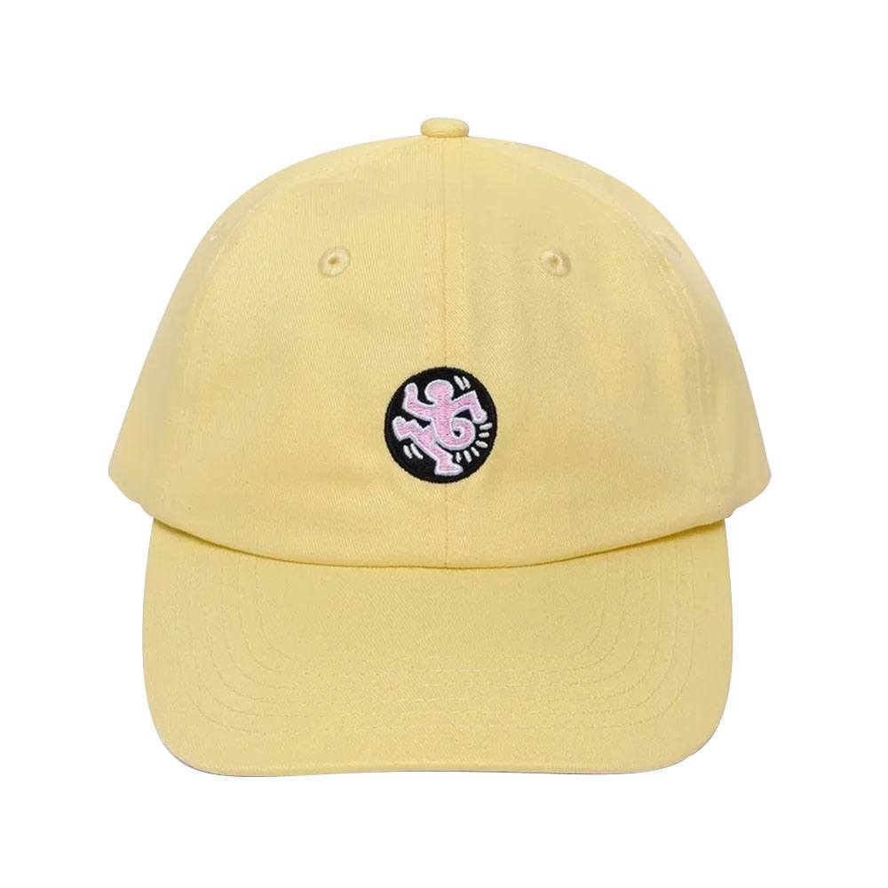 Malbon x Keith Haring Dad Golf Cap Pale Yellow
