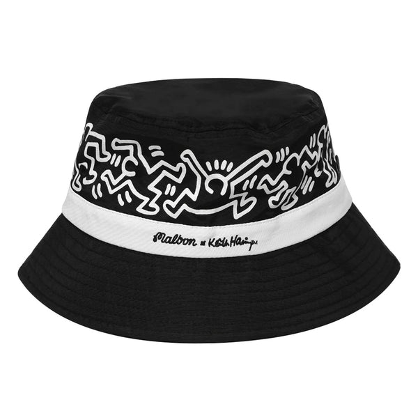 Malbon x Keith Haring Golf Bucket Hat Black - 24 Men