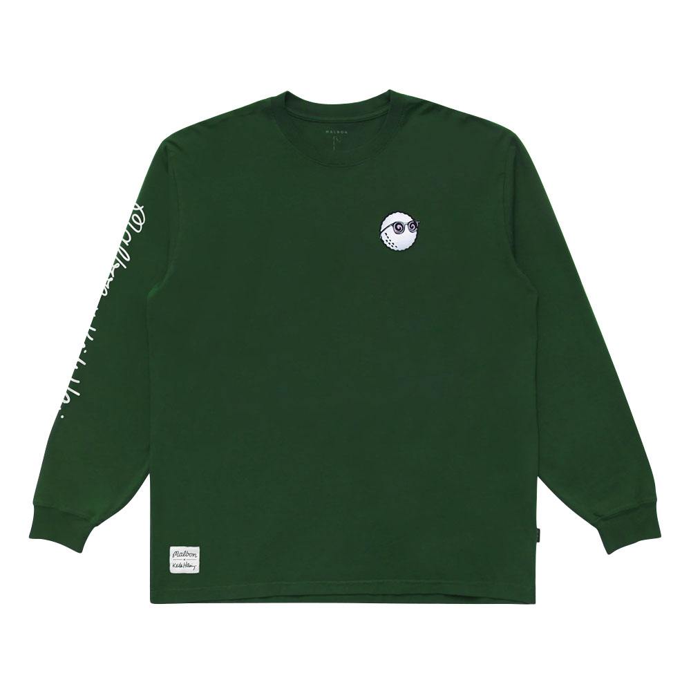 Malbon x Keith Haring Longsleeve Golf T-Shirt Green