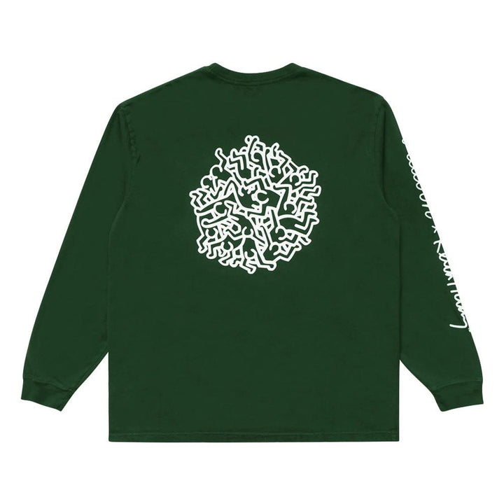 Malbon x Keith Haring Longsleeve Golf T-Shirt Green
