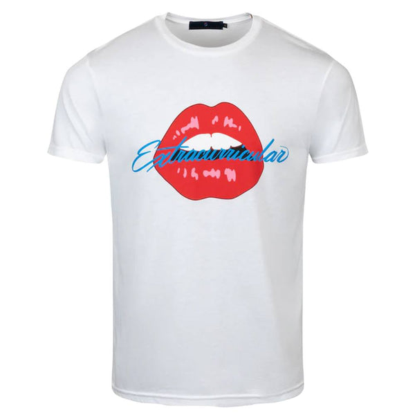 Extra Curricular Bisou Golf T-Shirt Bright White - FA24 Men