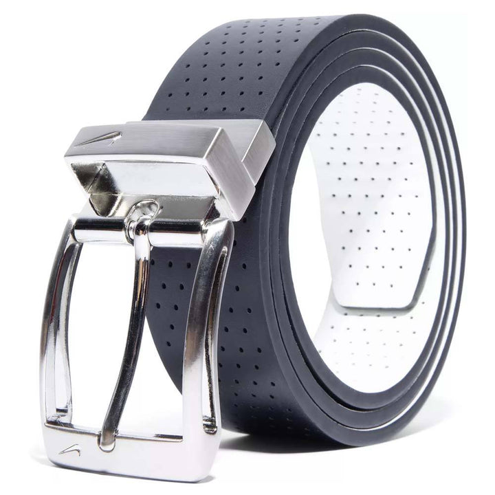 Nike Perforated Reversible w/Ultralight Buckle Golf Belt Black/White - 24 Men