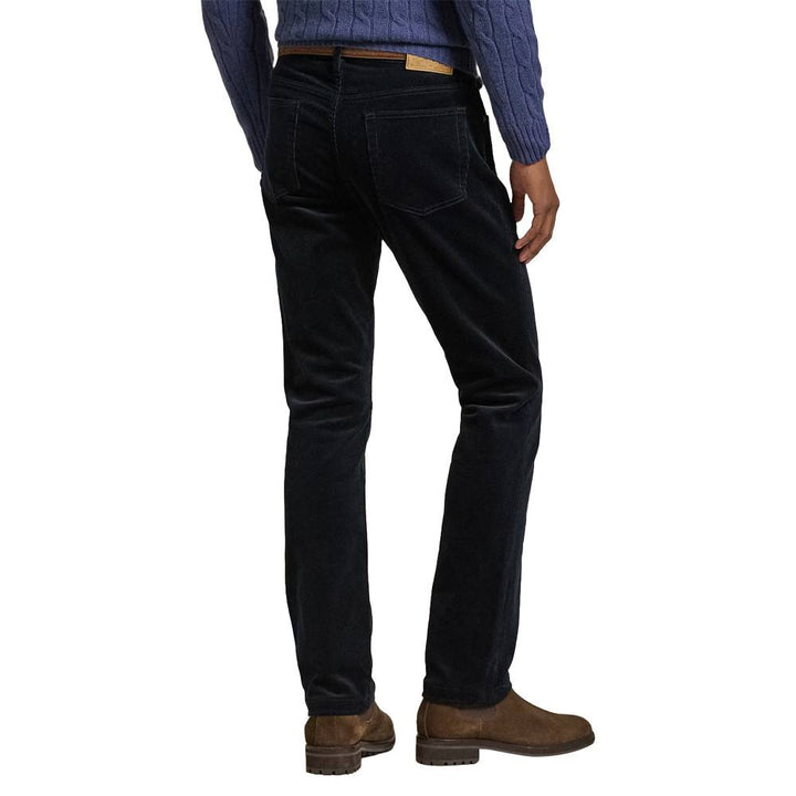 Ralph Lauren Varick Slim Straight Corduroy 5-Pocket Golf Pants Aviator Navy - FW24 Men