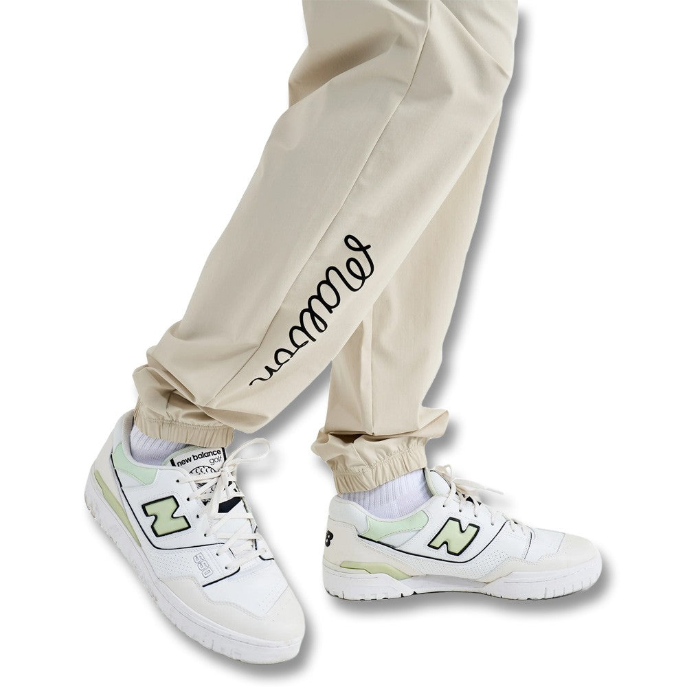 Malbon Performance Nylon Tech Golf Pants Sand - FW24