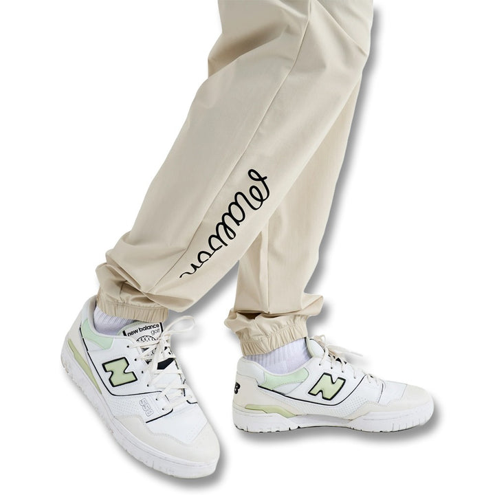 Malbon Performance Nylon Tech Golf Pants Sand - FW24