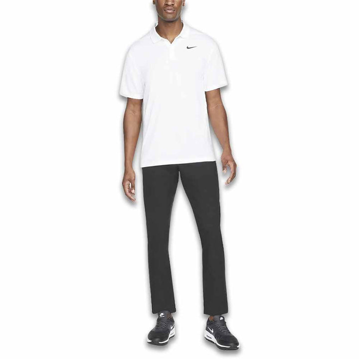 Nike Dri-FIT Victory Solid Golf Polo White/Black - SU25