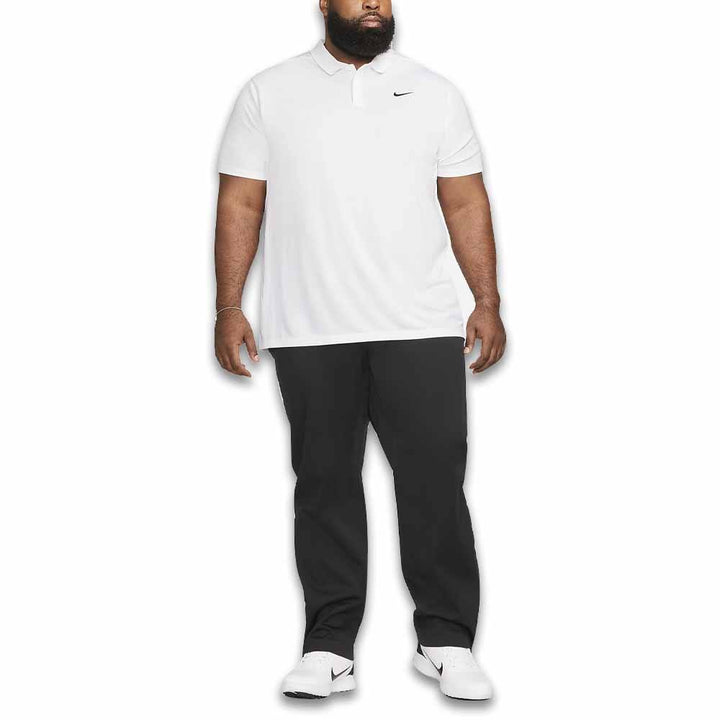 Nike Dri-FIT Victory Solid Golf Polo White/Black - SU25