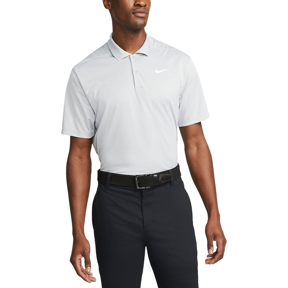 Nike Dri-FIT Victory Solid Golf Polo Light Smoke Gray/White - Holiday24