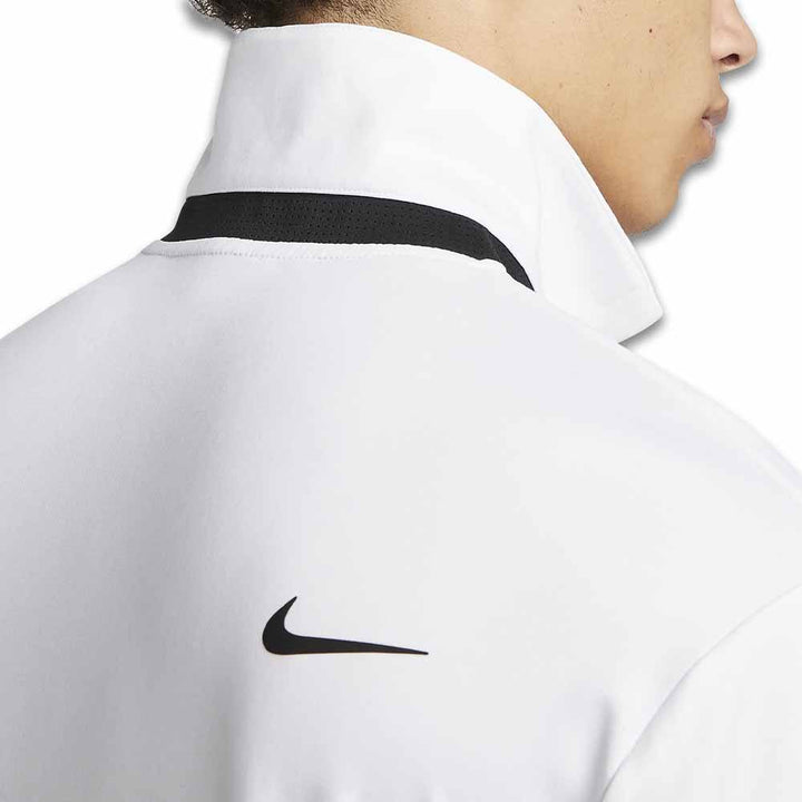 Nike Dri-FIT Tour Solid Golf Polo White/Black - Holiday24
