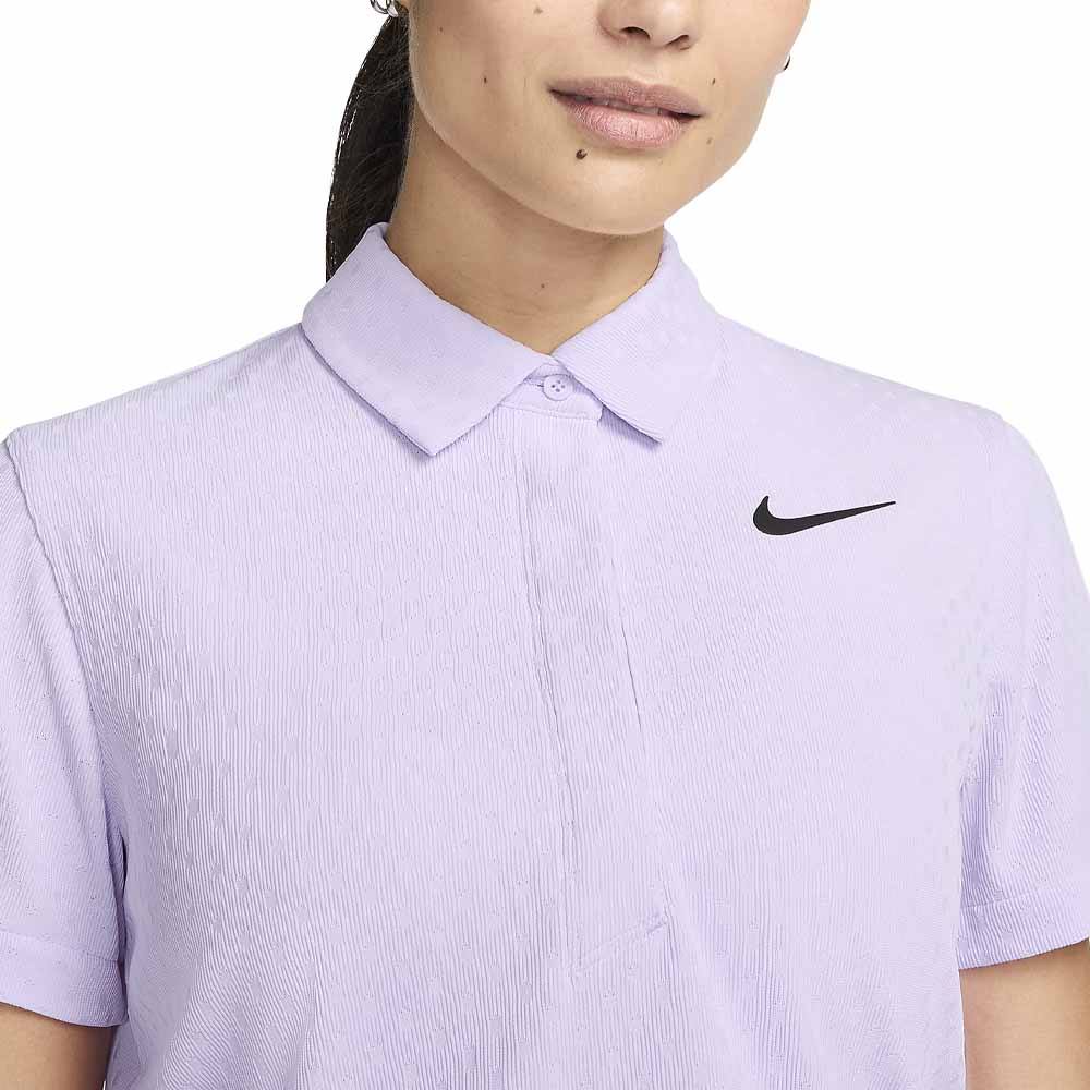 Nike Dri-FIT Tour ADV Shortsleeve Golf Polo Violet Mist/Black - SU24 Women