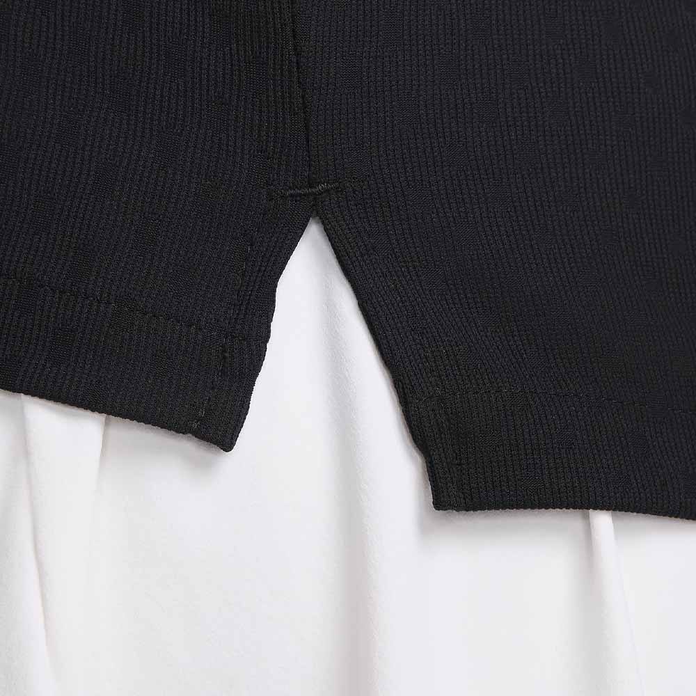 Nike Dri-FIT Tour ADV Shortsleeve Golf Polo Black/White - Holiday24 Women