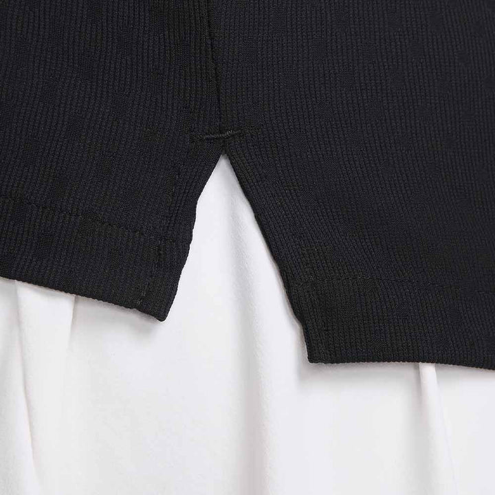 Nike Dri-FIT Tour ADV Shortsleeve Golf Polo Black/White - Holiday24 Women