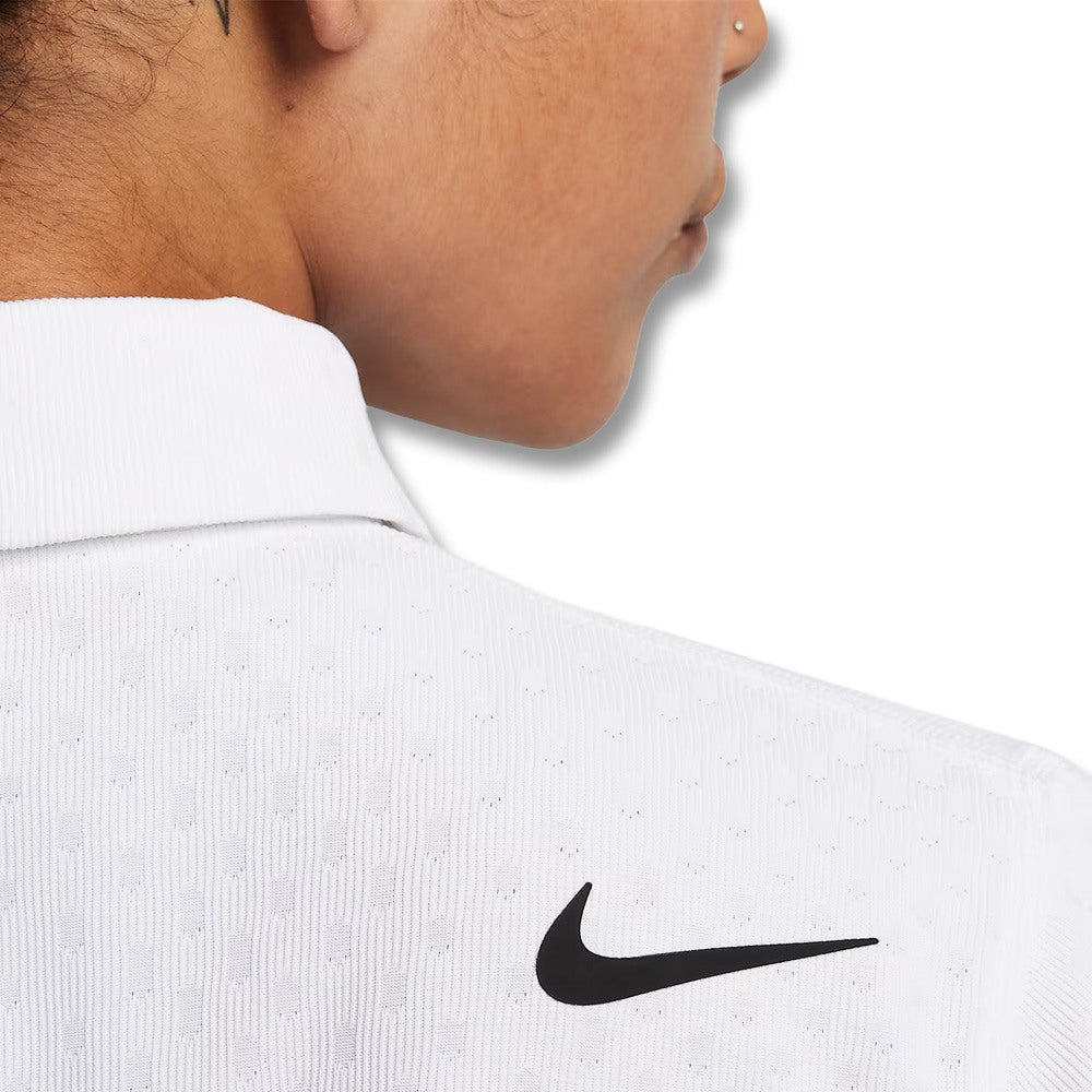 Nike Dri-FIT Tour ADV Shortsleeve Jaq Golf Polo White/Black - Holiday24 Women