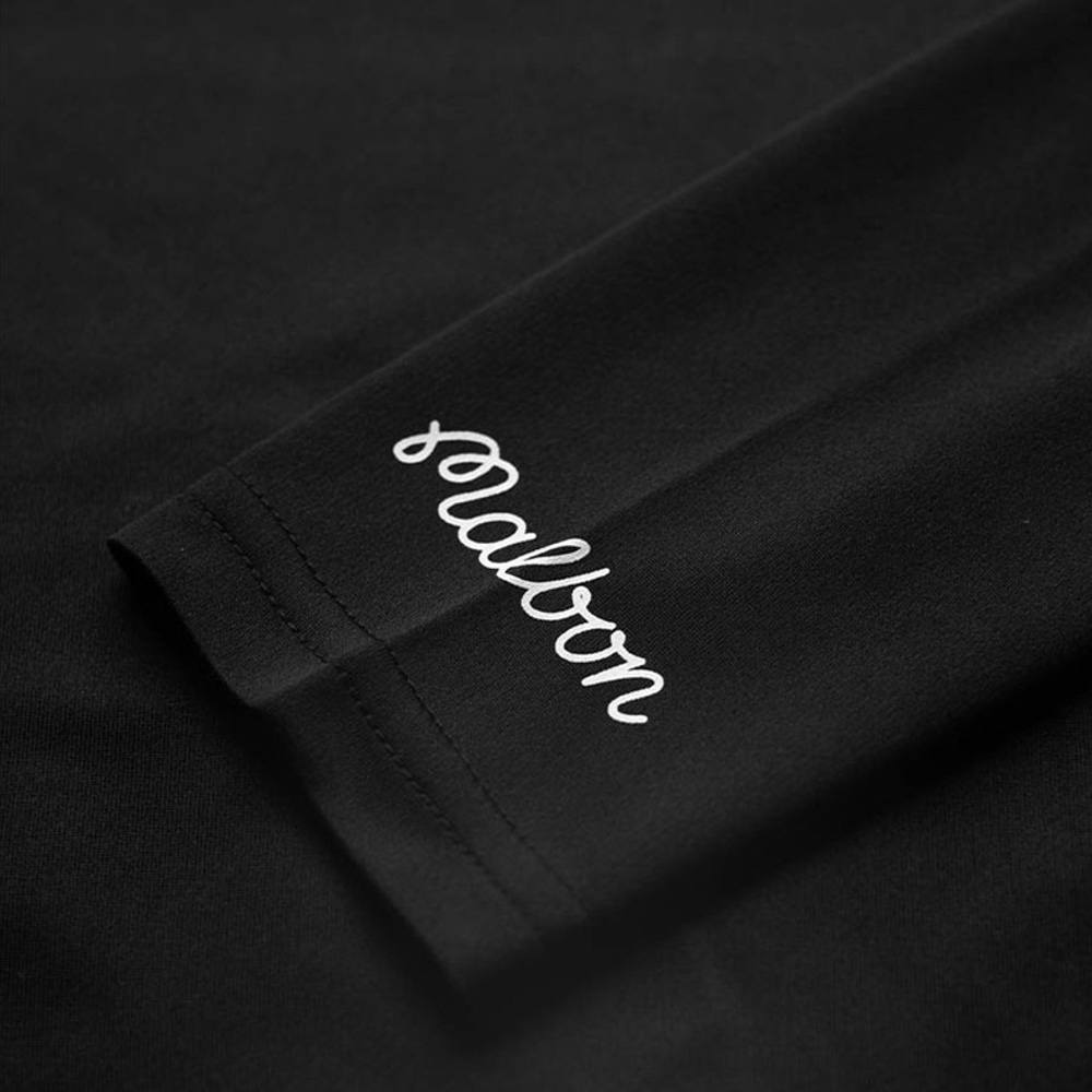 Malbon Evergreen Performance 1/4 Zip Golf Pullover Black - FW24 Men