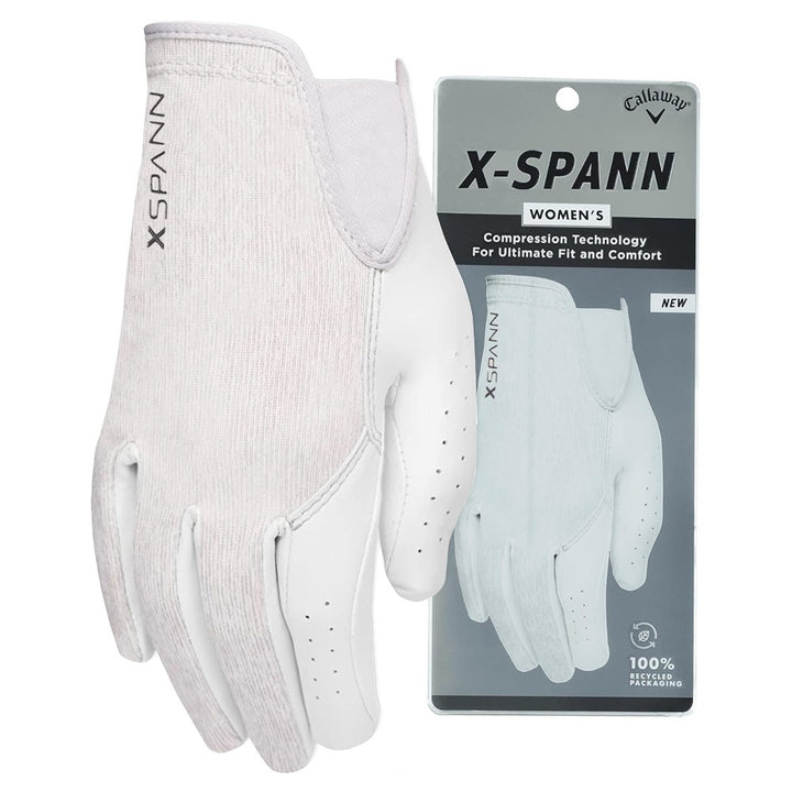 Callaway X-Spann Golf Glove White Women