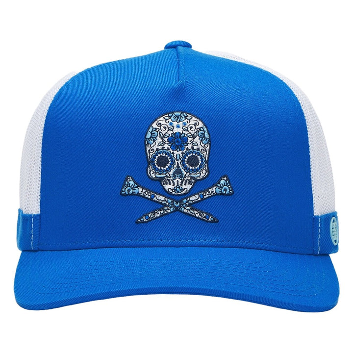 Gfore Sugar Skulls & Tees Cotton Twill Trucker Glf Cap Racer - FA24